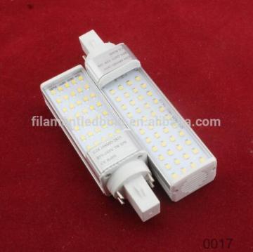 with milky pc cover dimmable smd g24 8w led spotlight 220v 5050 56smd