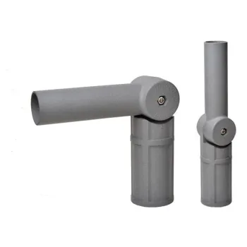 Adjustable Street Light Adapter Bracket - Aluminium Connector for Lighting Pole Mount (50mm/60mm/76mm, Die Casting ADC12)