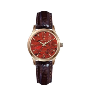 Natural Gemstone Lady's Luxury wrist watch