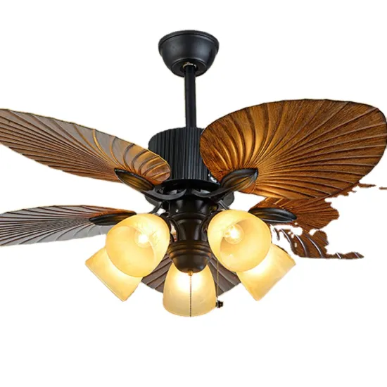 Creative European Chandelier LED Ceiling Fans with Lights