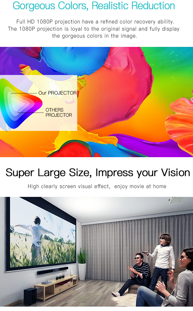 small smart tv projector