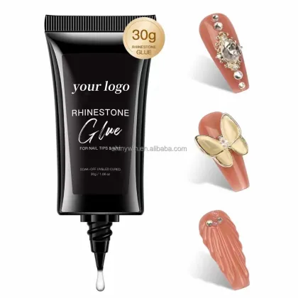 High Quality Super Adhesive Rhinestones Nail Glue Gel