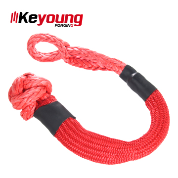 Keyoung China Harga Kilang 67350lbs Shackle Lembut Sintetik Hitam Untuk Pemulihan Off-Road