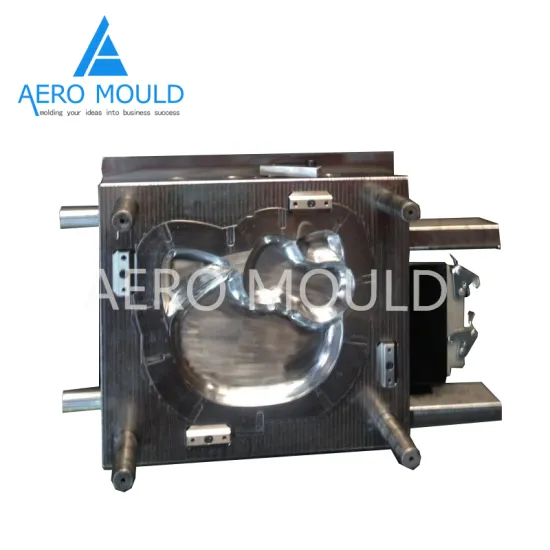 Double color food grade plastic baby plate mould