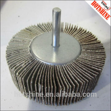 abrasive flap wheel with shaft