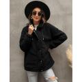 Frauen Sherpa Jacke warme Winter -Outwear