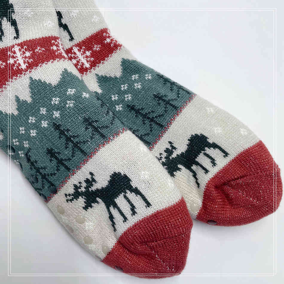 Animal gestrickte Winterhaus in der Innenhäuser Slipper Socken