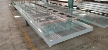 large acrylic aquarium fish tank for restaurant