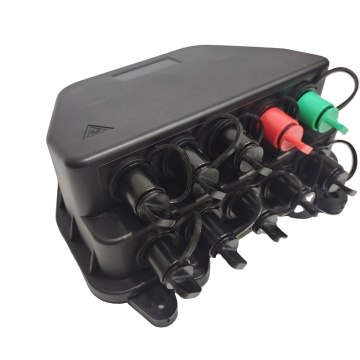 Splice Closure: 10-Port Fiber Optic NAP Box with IP65 Outdoor Protection - 2 In & 8 Out Port Splitter