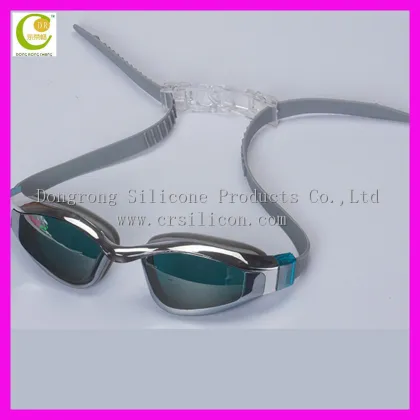 Enviromental Safety Silicone Myopia Best Choice Swimming Goggles Tempered Glass