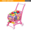 Alta qualità bambini plastica supermercato Shopping auto giocattolo carrello della spesa