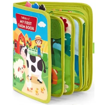 Farm Animal Theme Quiet Book: An Early Educational Tool for Toddlers