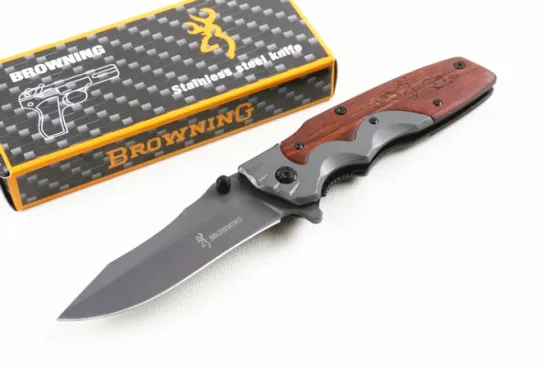 Wholesale Browing Wood Pocket Knife