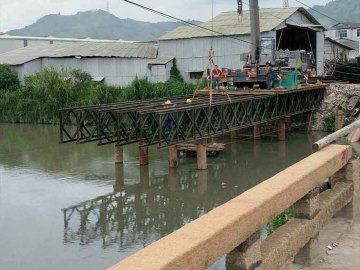Ponte universale Bailey in acciaio temporaneo a prezzo ragionevole