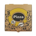 Caja de pizza corrugada personalizada, caja de envasado de alimentos