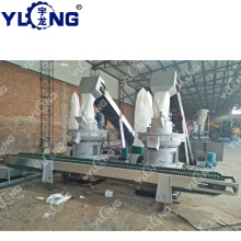 XGJ850 wood pellet production line with output 10tons