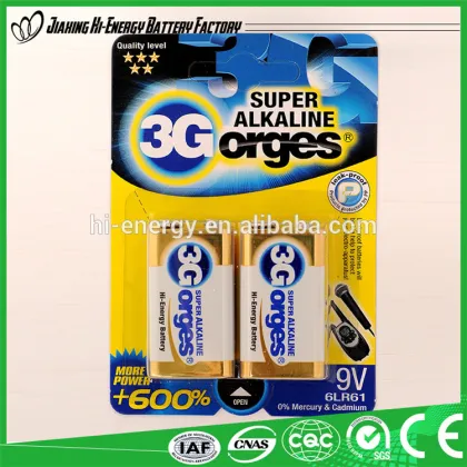 Hot Product Iec Standard Ce Certification 006P 9V Battery