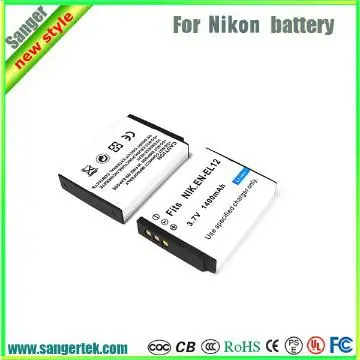 Digital camera battery for Nikon ENEL12