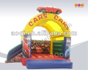 Wholesale cheap inflatable car bouncer with slide from factory for sale