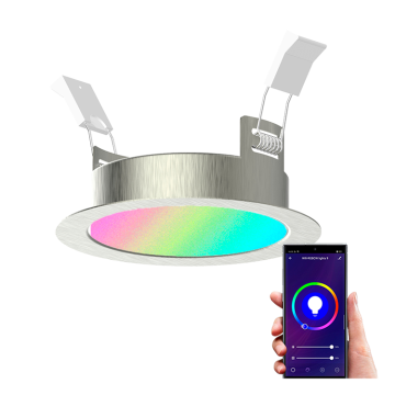 Smart Home Chrome RGB WiFi Adjustable LED Downlight GX53 Spotlight