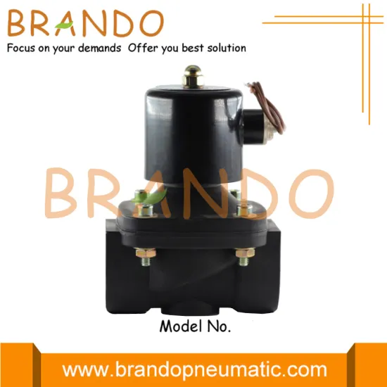 1.5 Inch Water Plastic Solenoid Valve 24VDC 220VAC