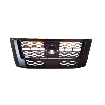 LED Bumper Front Grille Mesh for Nissan Navara NP300 Frontier 2021
