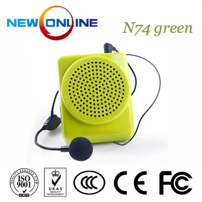 Portable Voice Amplifier Microphone Audio Guide Amplifier for Teacher N74