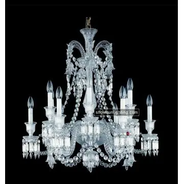 12 Lights Crystal Chandelier, Baccarat Chandelier for Sale