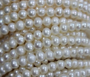 Hot selling 4mm -14mm high quality white round AAA Freshwater pearl beads