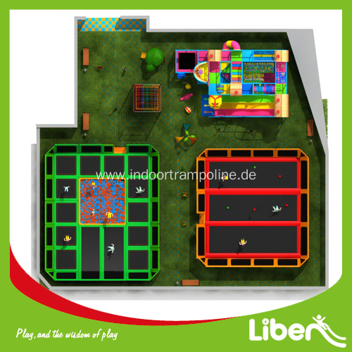 Professional Customized Large Indoor Kids Trampoline Games