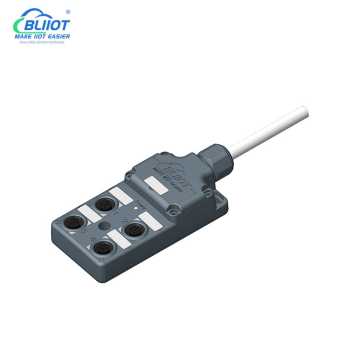 Industrial Grade IP67 Waterproof M12 NPN/PNP Signals Terminal Block Sensor Junction Box for Automation
