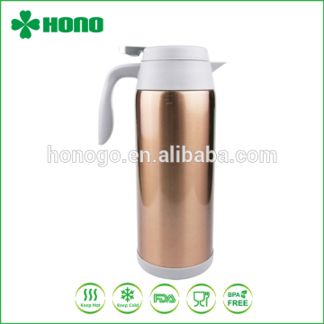 1600ml Double Wall Stainless Steel water coffee pot with carafe
