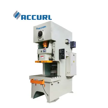 ACCURL Power Press Metal Sheet Stamping Machine for Punching C-Frame Fixed Bolster Press