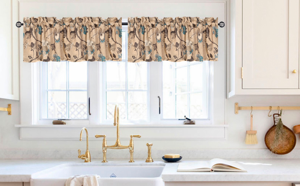 Blackout Indoor Floral Curtains
