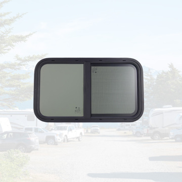 Wholesale Tempered Glass Caravan Side Windows with Flynet and Drain Holes