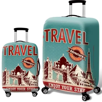 Custom Spandex Luggage Cover: Sublimation Luggage Blanks for Suitcase Protection