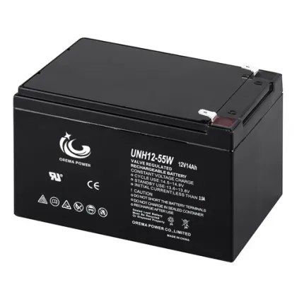 High Rate UPS Battery 12V55W Lead Acid Battery