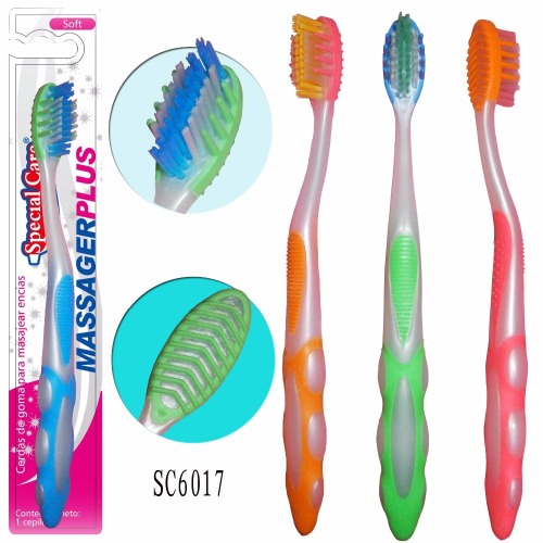 Produção de escova de dentes adulto plástico nova de alta qualidade
