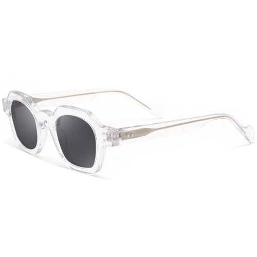 Black Hexagon Sunglasses Frame