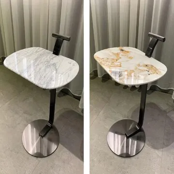 Lift Side Coffee Table White
