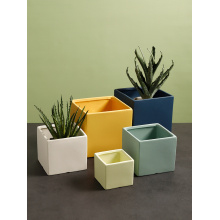 Square Ceramic Ceramic Pots For Succulents