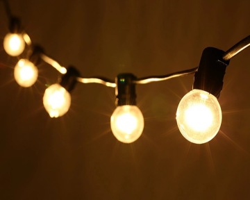Warm White String Lights for E27 Socket Outdoor Garden Festoon Lighting