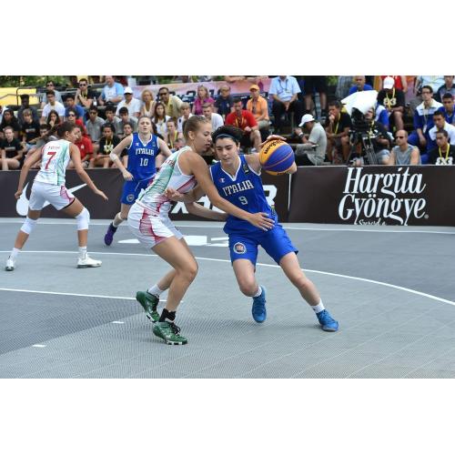 FIBA 3x3 Enlio SES blokujący się na zewnątrz Try Court Cabel 29