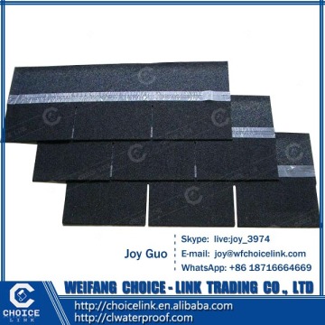 residential roof tile colorful 3-tab asphalt shingle