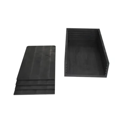 High quality carbon graphite mold graphite crucible for labotary test