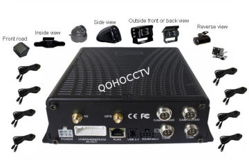 H.264 Hdd Mobile Dvr 8 Ch 8ch Cctv Standalone And Gps 3g G-sensor