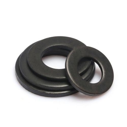 Customized 4mm Carbon Steel 5mm Black Flat Washers