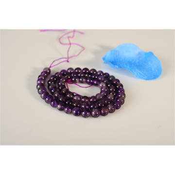 8MM Fashion Amethyst Alloy Bracelet