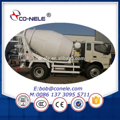 Concrete mixing truck