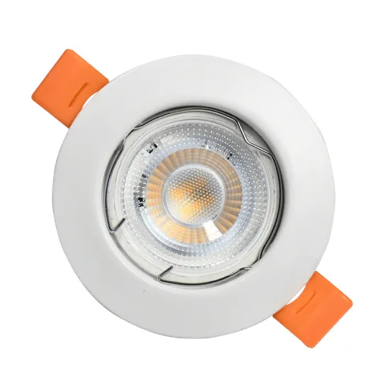 Adjustable Round Chrome 3" LED Ceiling Downlight GU10 MR16